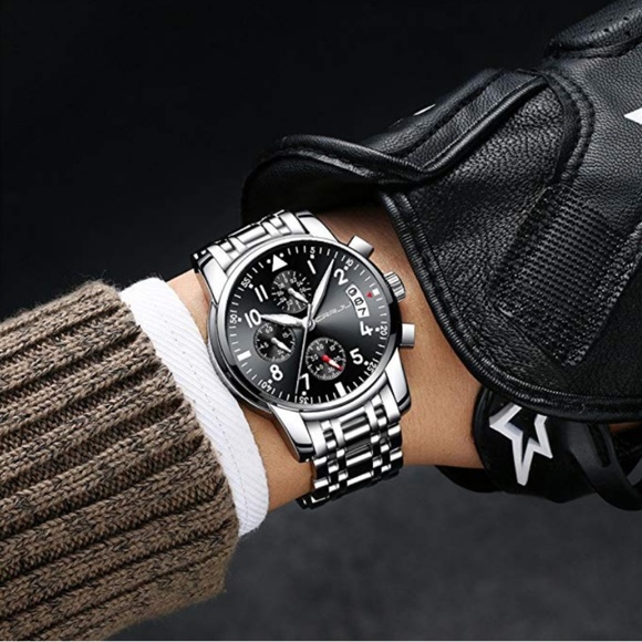 Men's Casual Chronograph Waterproof Wristwatch - Picture 6 of 6